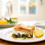 Greek Spanakopita with Wild Greens and Feta Mousse_001