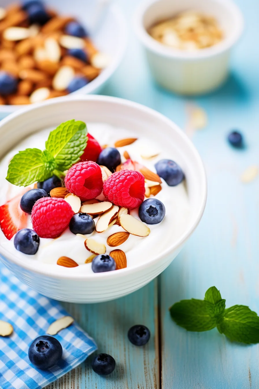 Greek Yogurt with Honey and Fresh Berries