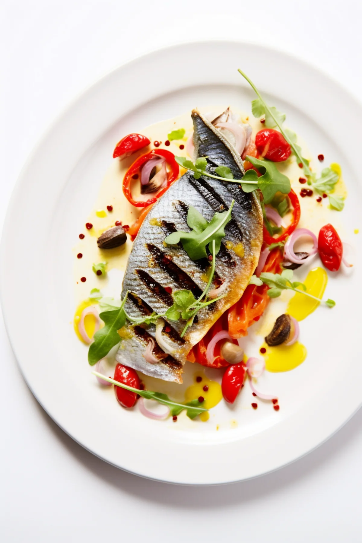 Grilled Mackerel with Basque Piperade_001