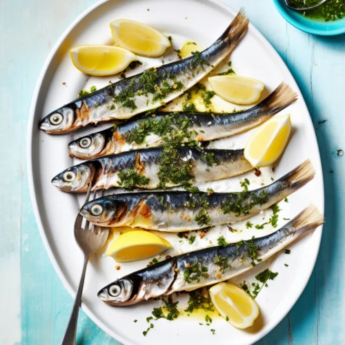 Grilled Sardines with Andalusian Green Sauce_001
