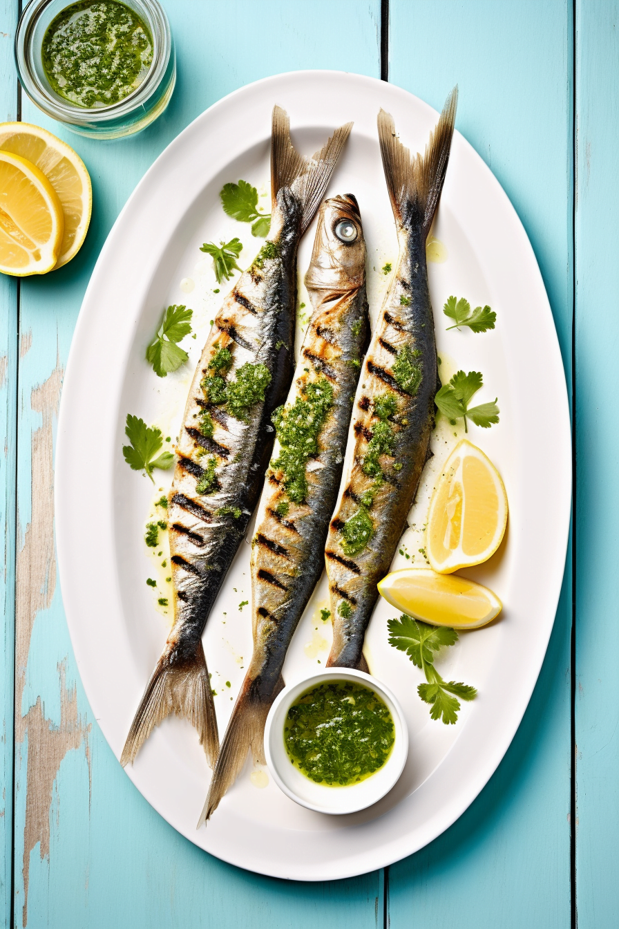 Preparing Andalusian Green Sauce