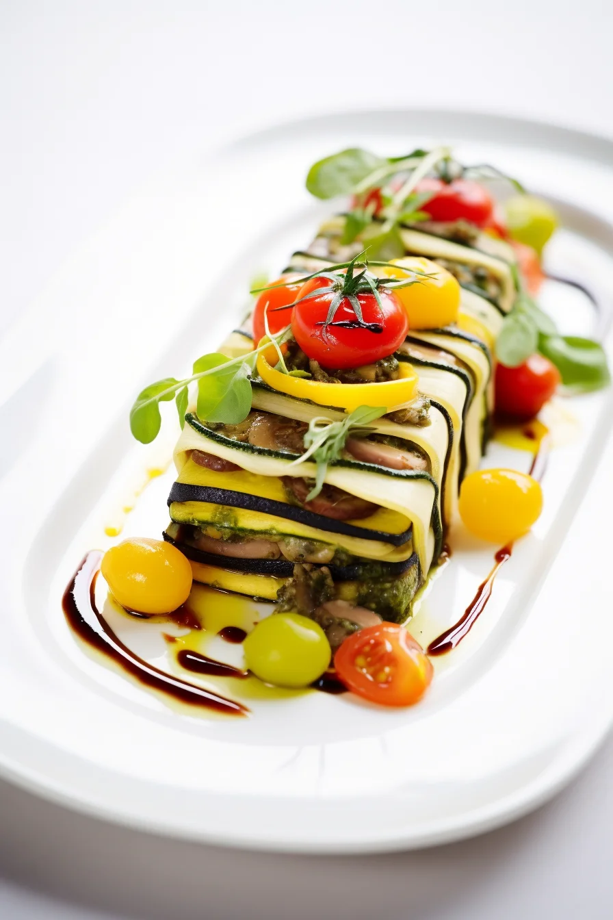 Layers of Grilled Vegetables