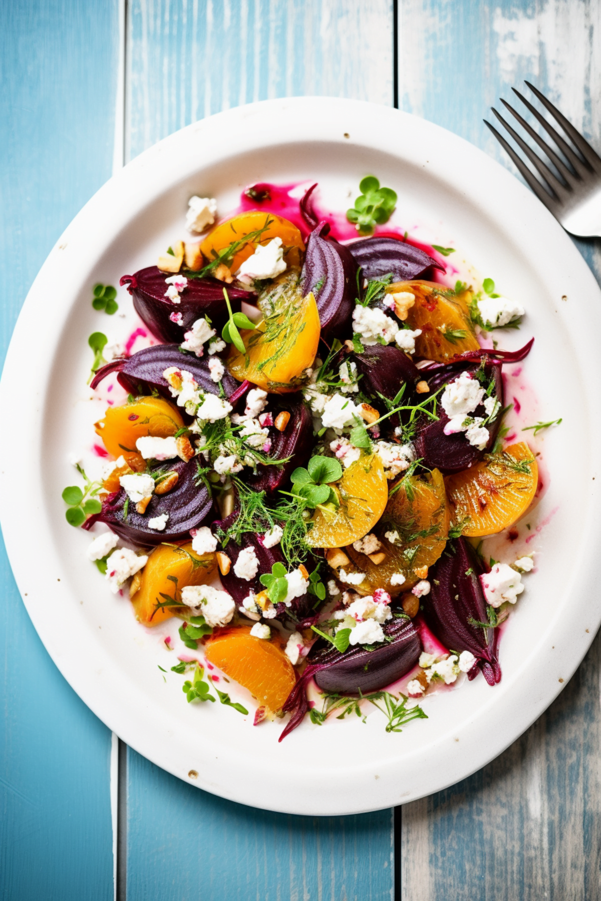 Israeli Beet and Orange Salad with Goat Cheese_001
