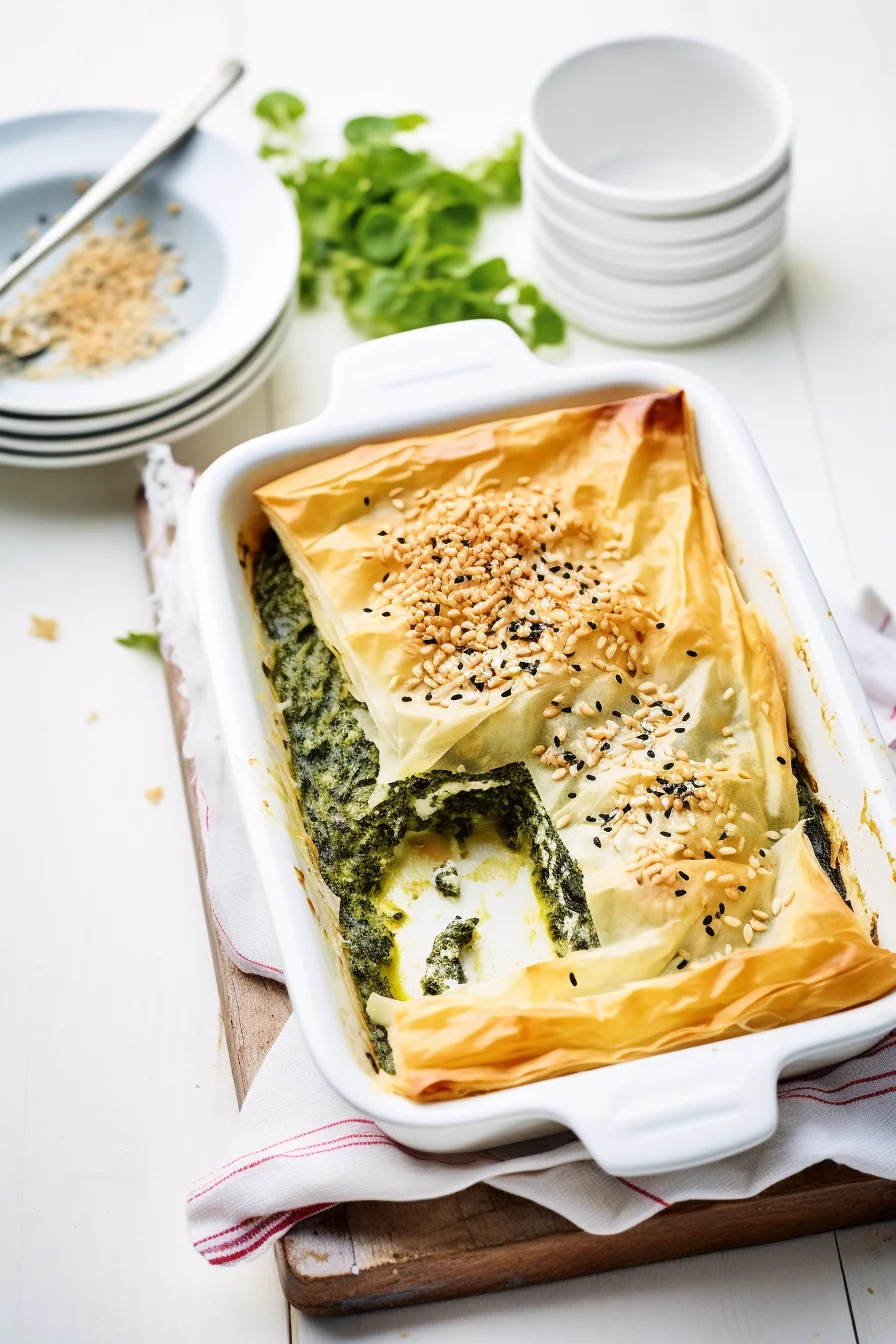 Istanbul-Style Spinach and Cheese Börek