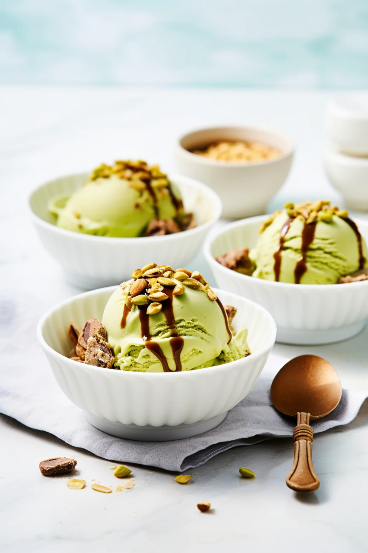 Italian Affogato with Pistachio Gelato and Amaretto Crumble_001