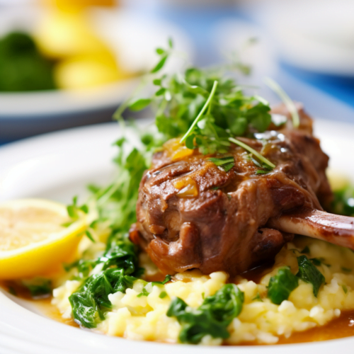 Italian Osso Buco with Gremolata and Saffron Risotto_001