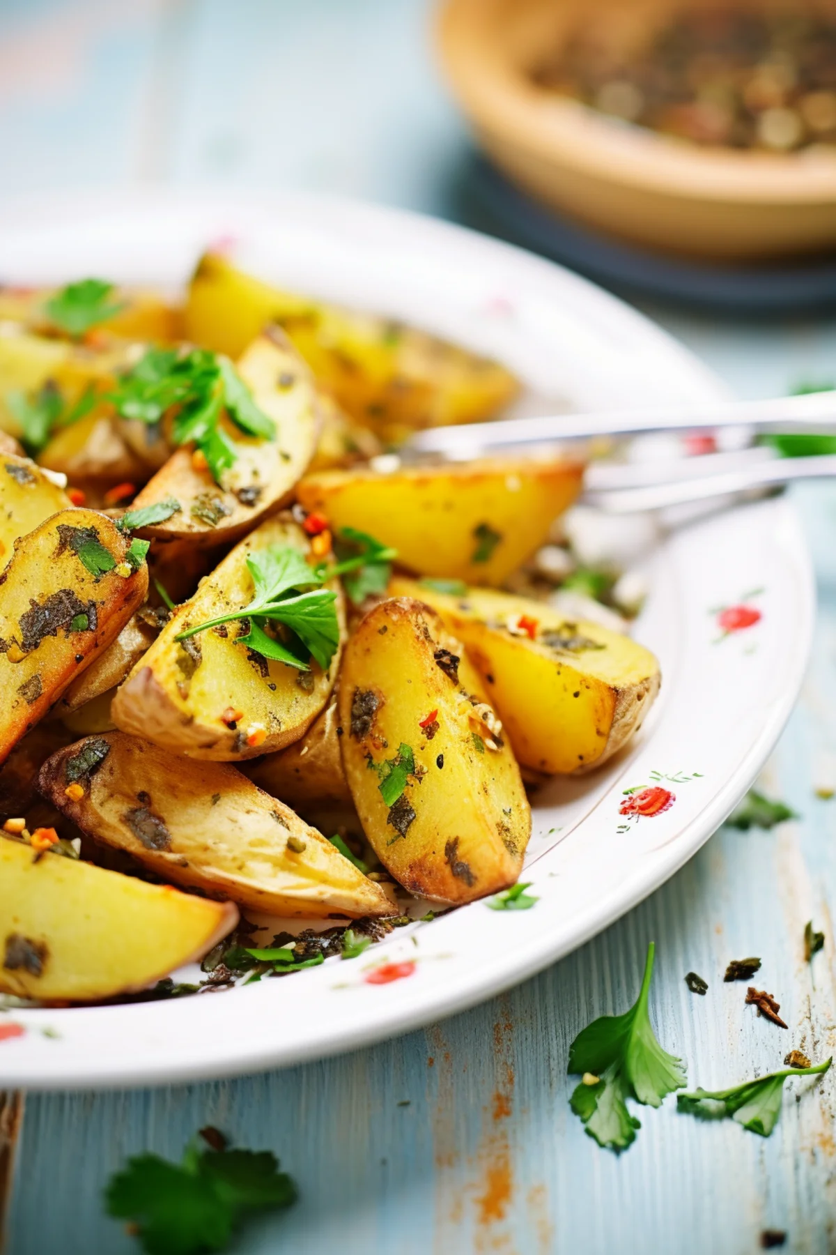 Lebanese Batata Harra with Coriander and Garlic_001