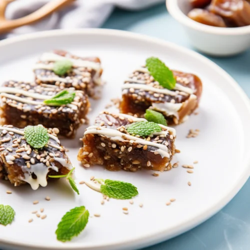 Lebanese Sesame and Date Bars (Barazek)_001