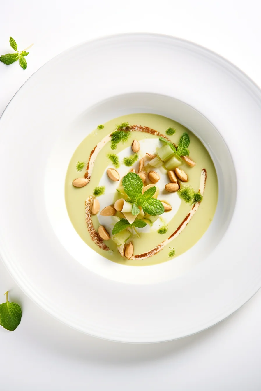Preparing Mallorcan Almond Gazpacho