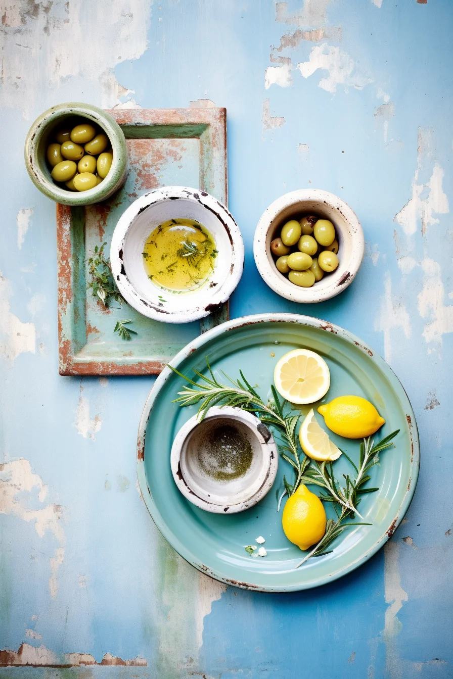 Ingredients for Mallorcan Olive and Capers Tapenade