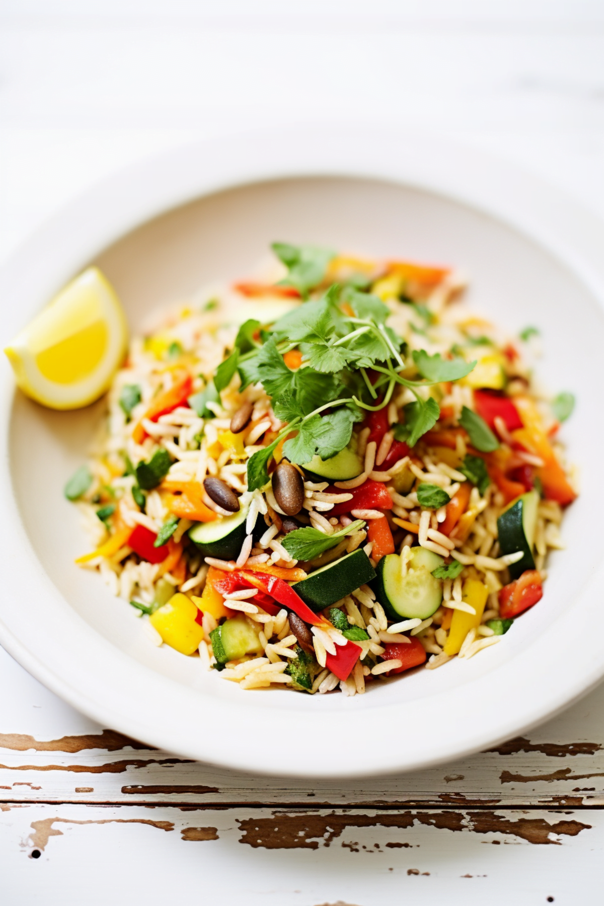 Mallorcan Saffron Rice with Vegetables (Arroz Brut)_001