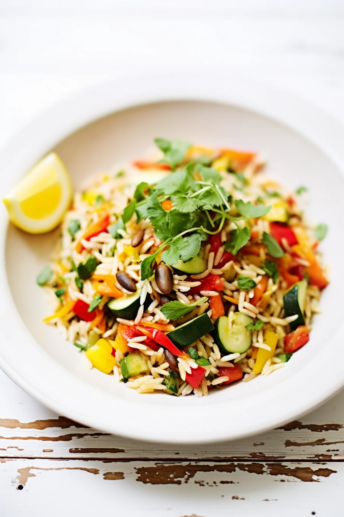 Mallorcan Saffron Rice with Vegetables (Arroz Brut)_001