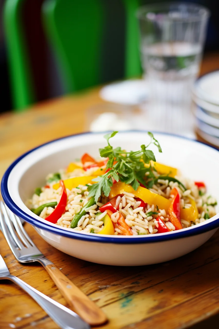 Mallorcan Saffron Rice with Vegetables (Arroz Brut)