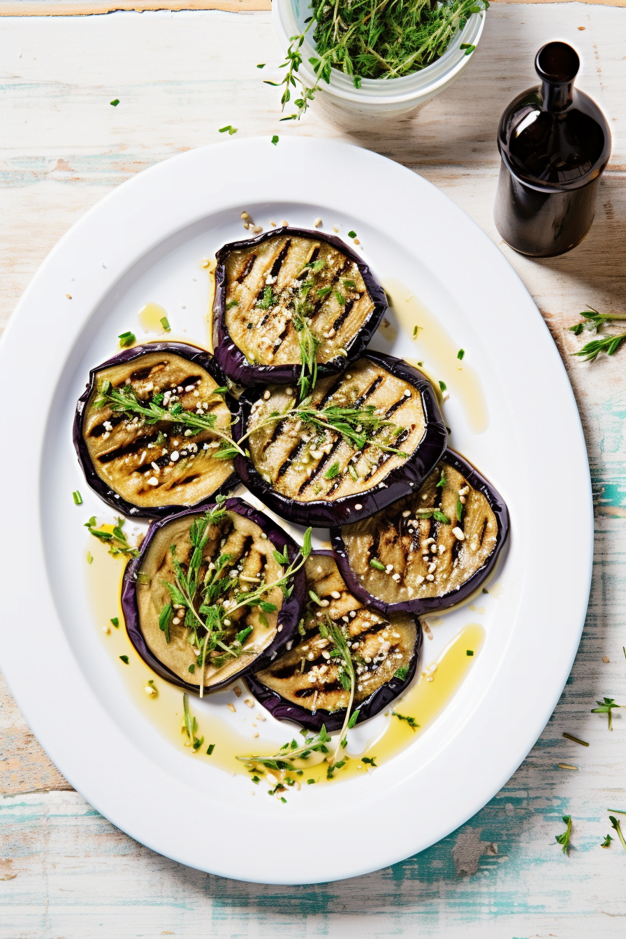 Mediterranean Herb and Garlic Roasted Eggplant (Patlıcan Kebabı)