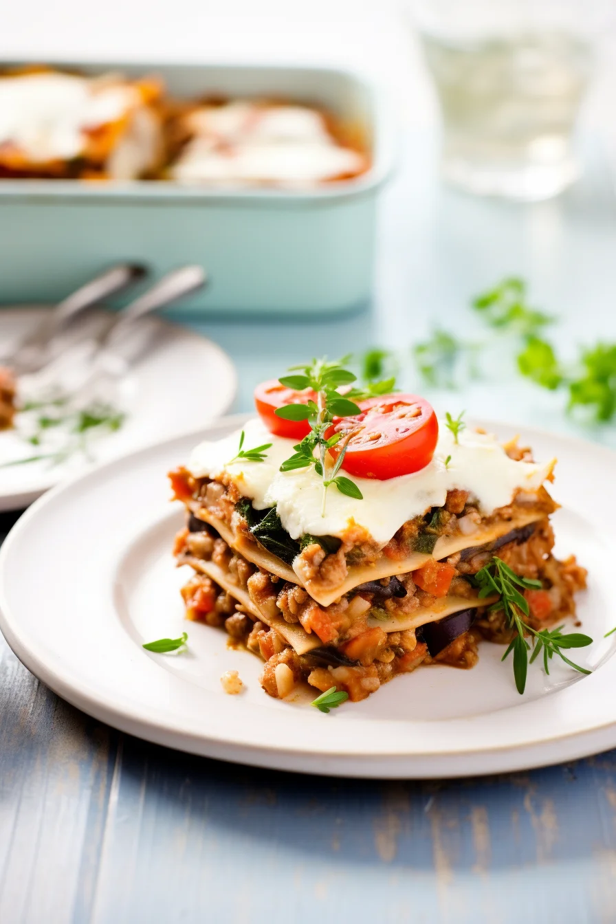 Ingredients for Mediterranean Lentil and Eggplant Lasagna