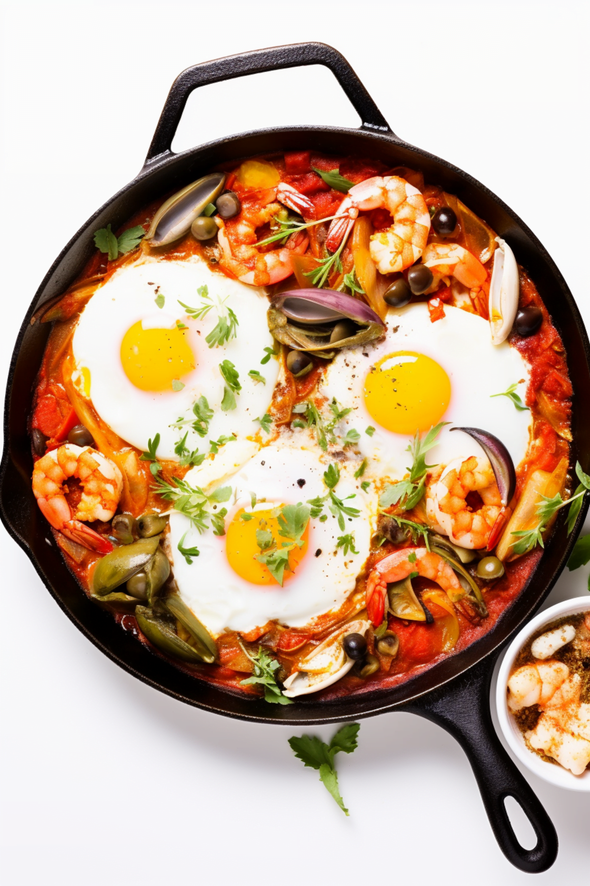 Mediterranean Seafood Shakshuka with Shrimp and Fennel_001