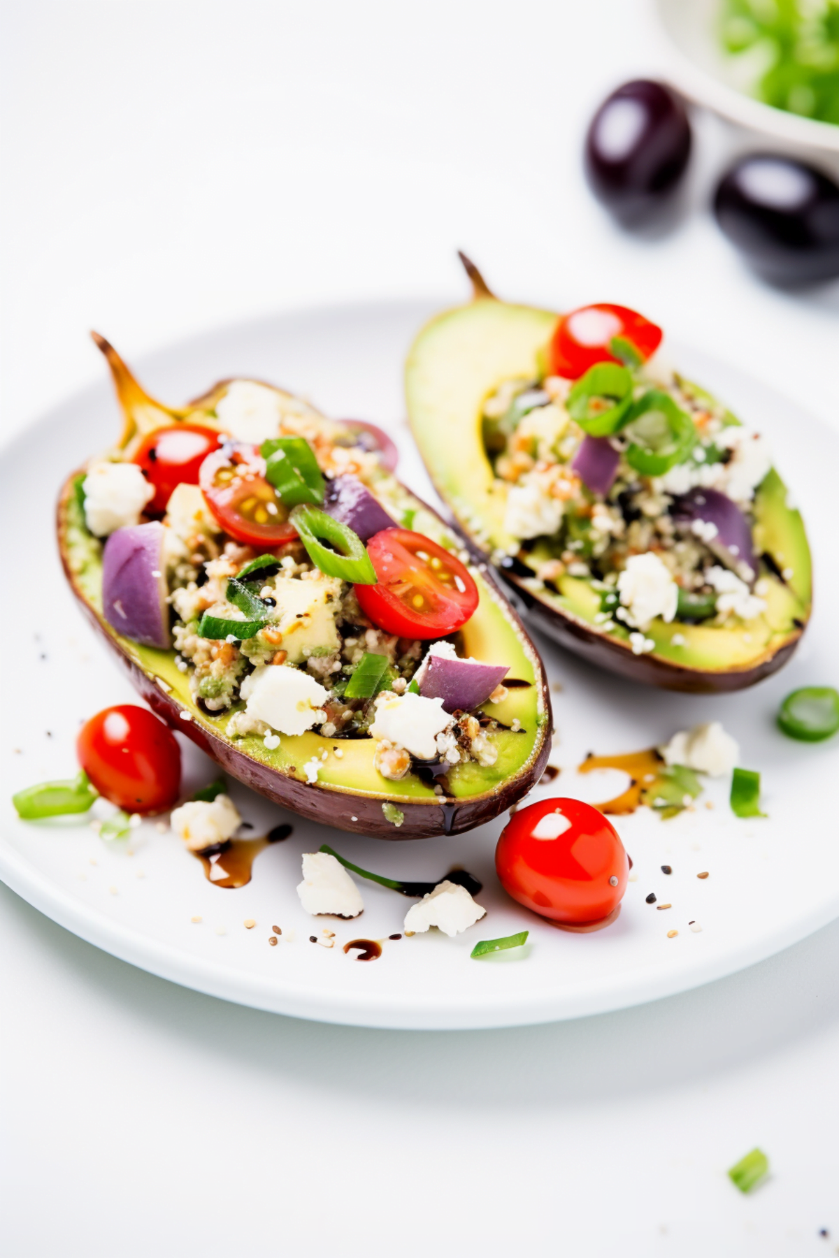 Mediterranean-Style Stuffed Avocado with Quinoa and Herbs_001