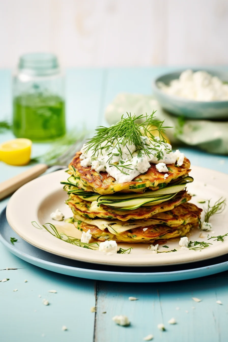 Preparing Mediterranean Zucchini and Herb Pancakes (Kabak Mücveri)
