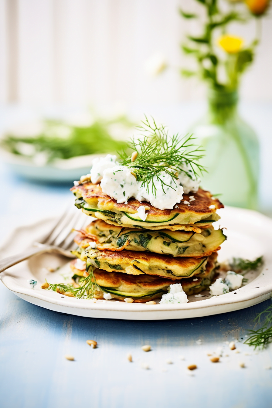 Mediterranean Zucchini and Herb Pancakes (Kabak Mücveri) - Cooking ...