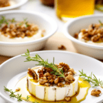 Menorcan Baked Goat Cheese with Honey and Walnuts_001