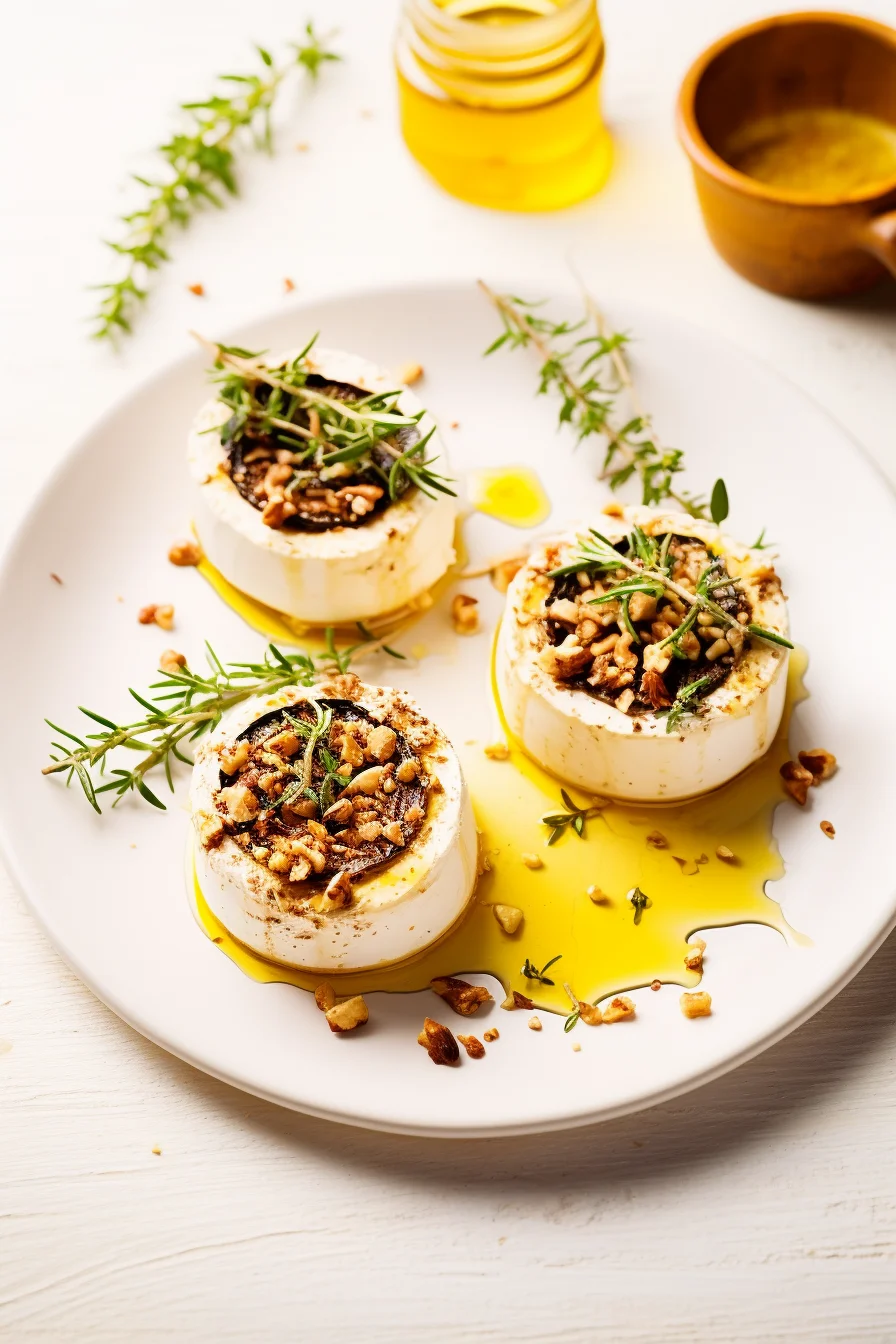 Preparing Menorcan Baked Goat Cheese