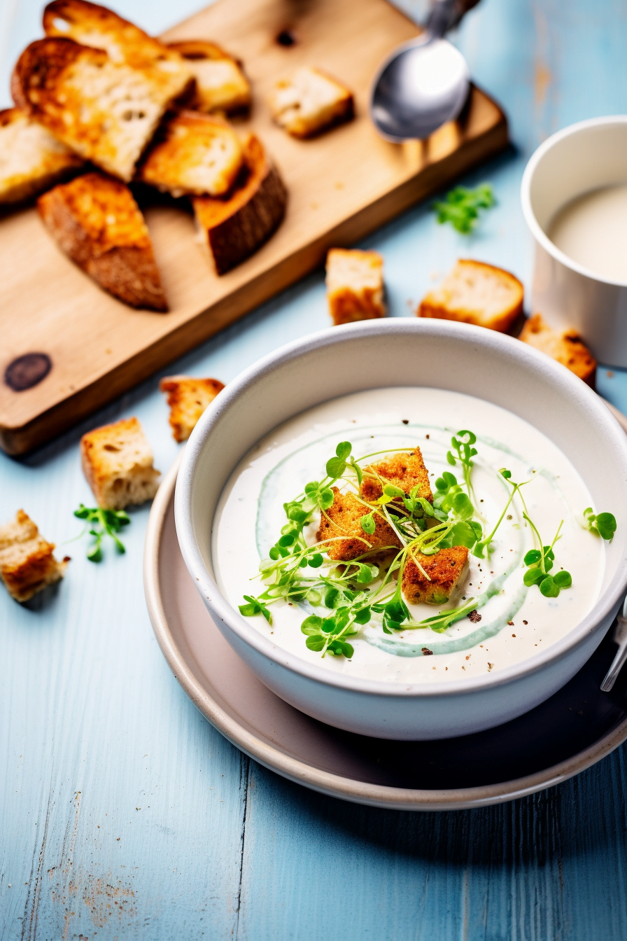 Ingredients for Menorcan Creamy Garlic Soup