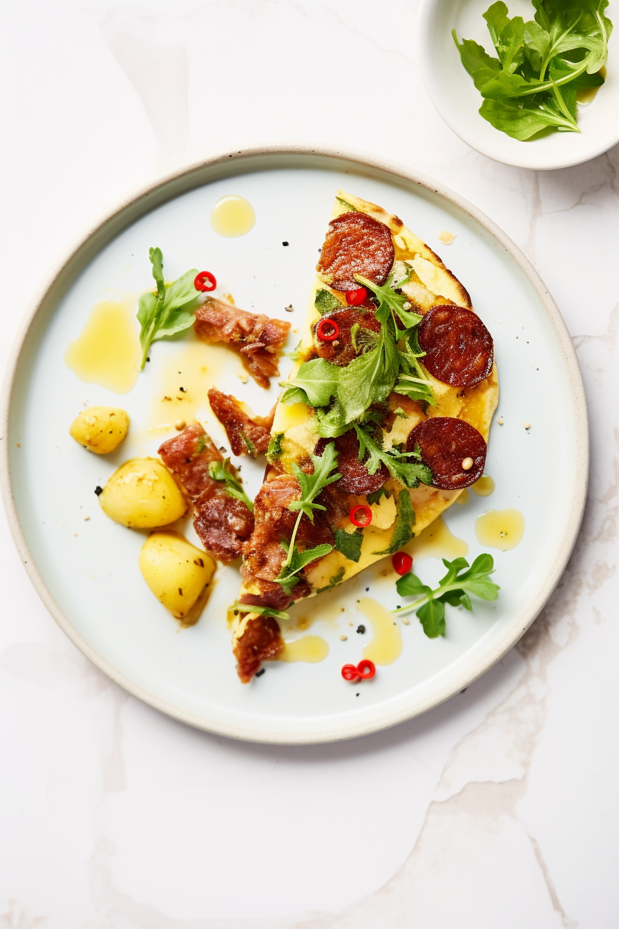 Menorcan Egg and Potato Tortilla with Chorizo