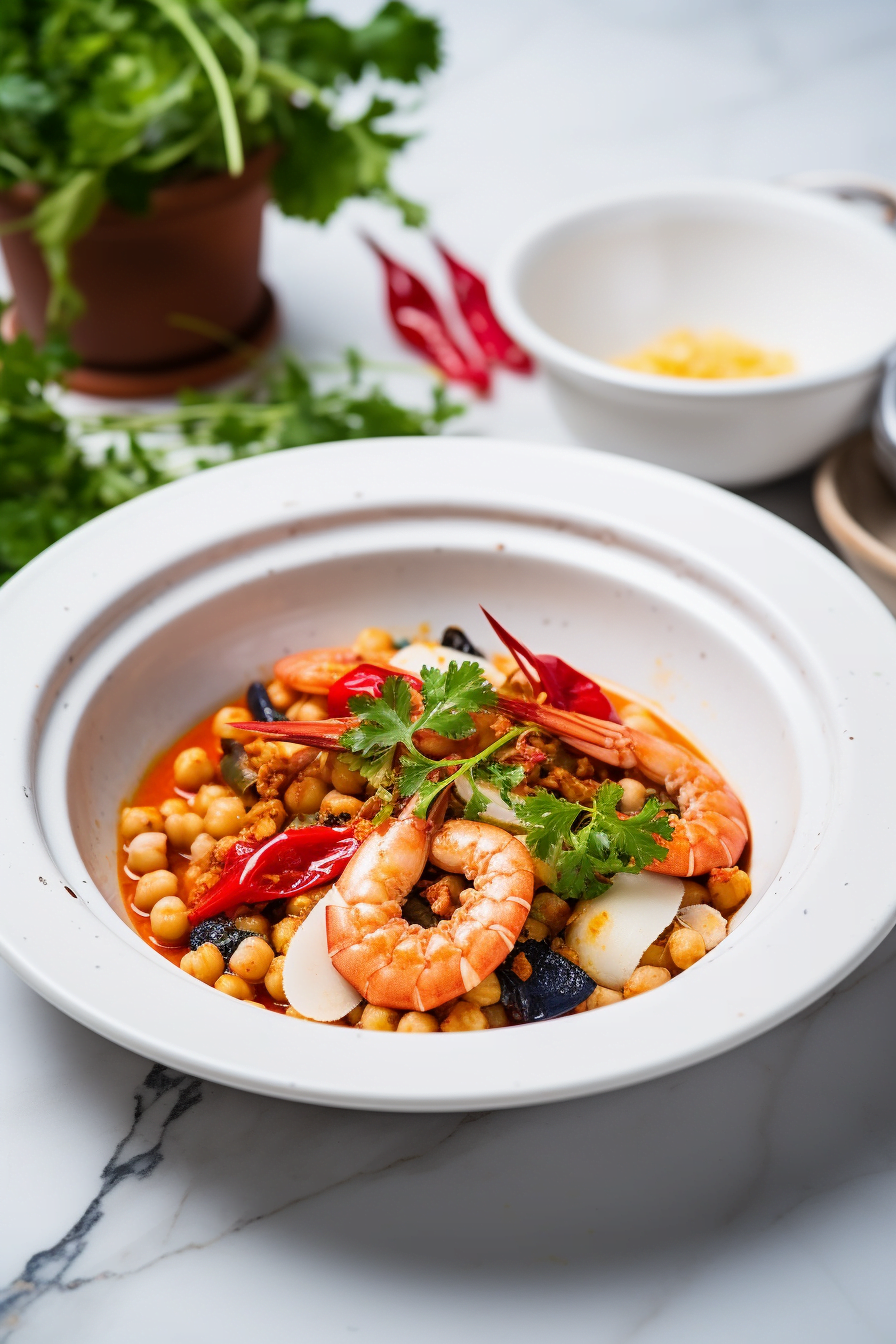 Menorcan Langoustine and Chickpea Stew