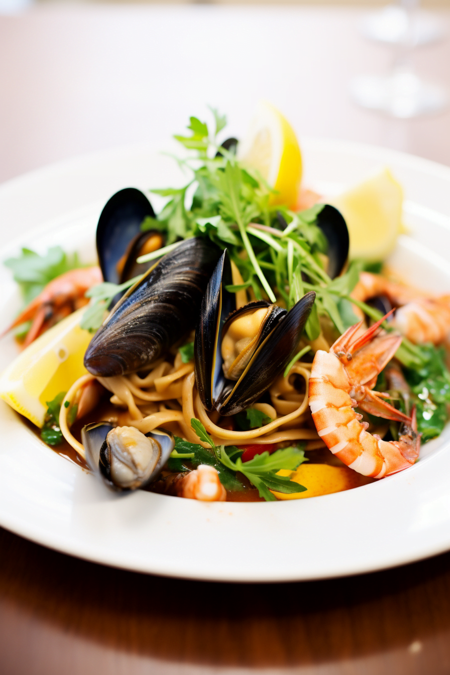 Ingredients for Menorcan Seafood Fideuà with Aioli