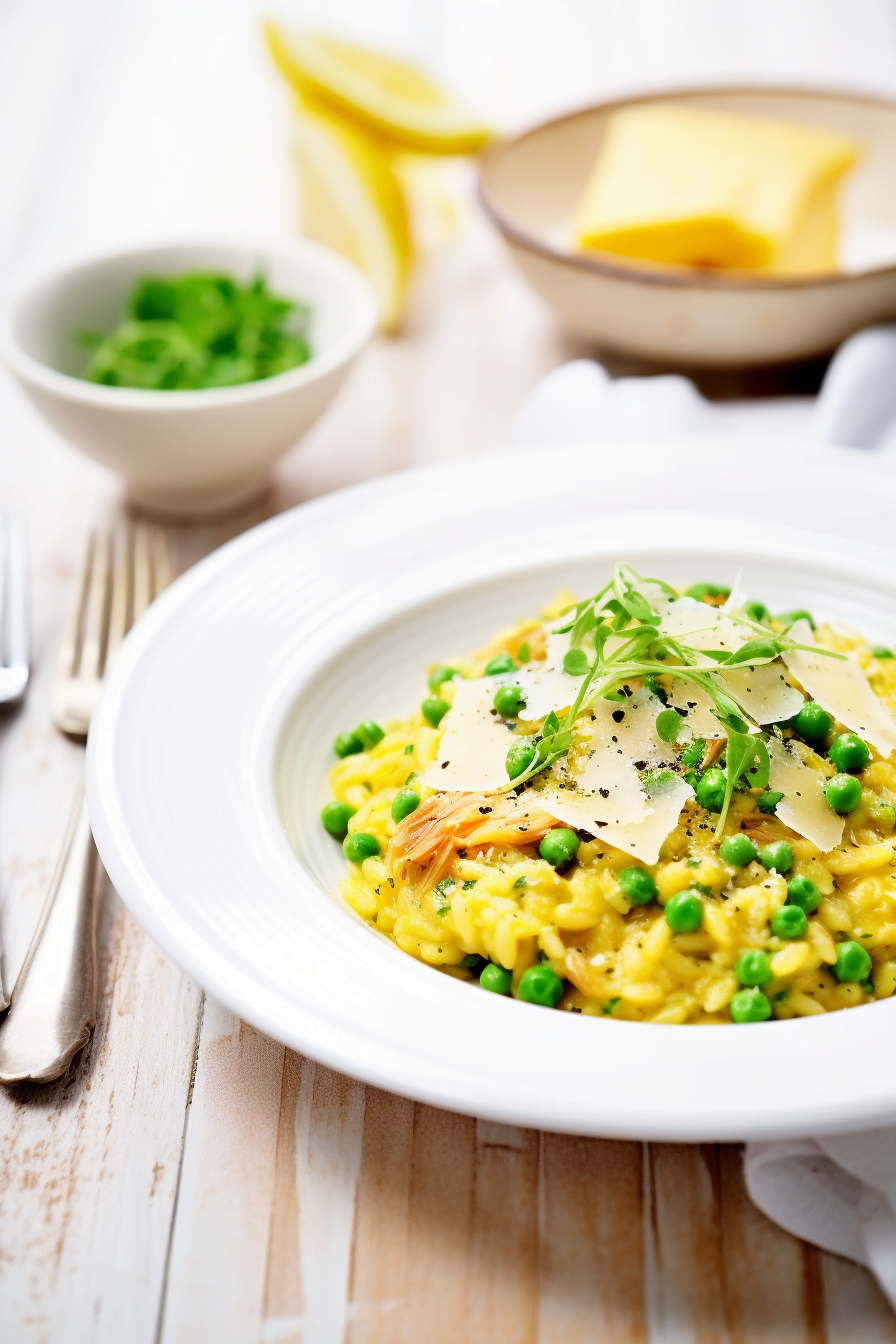 Cooking Milanese Saffron Risotto