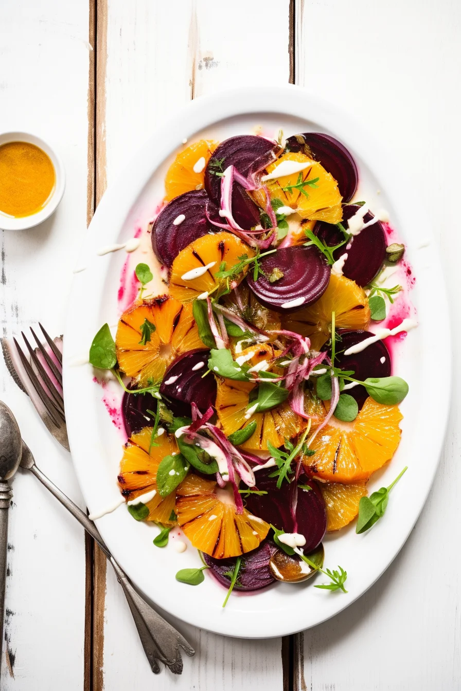 Preparing Moroccan Orange and Beet Salad