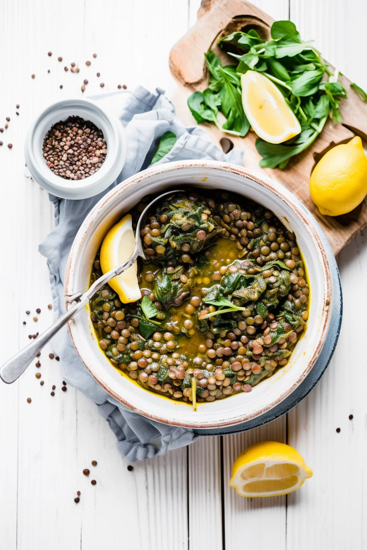 Palestinian Spinach and Lentil Stew with Lemon_001