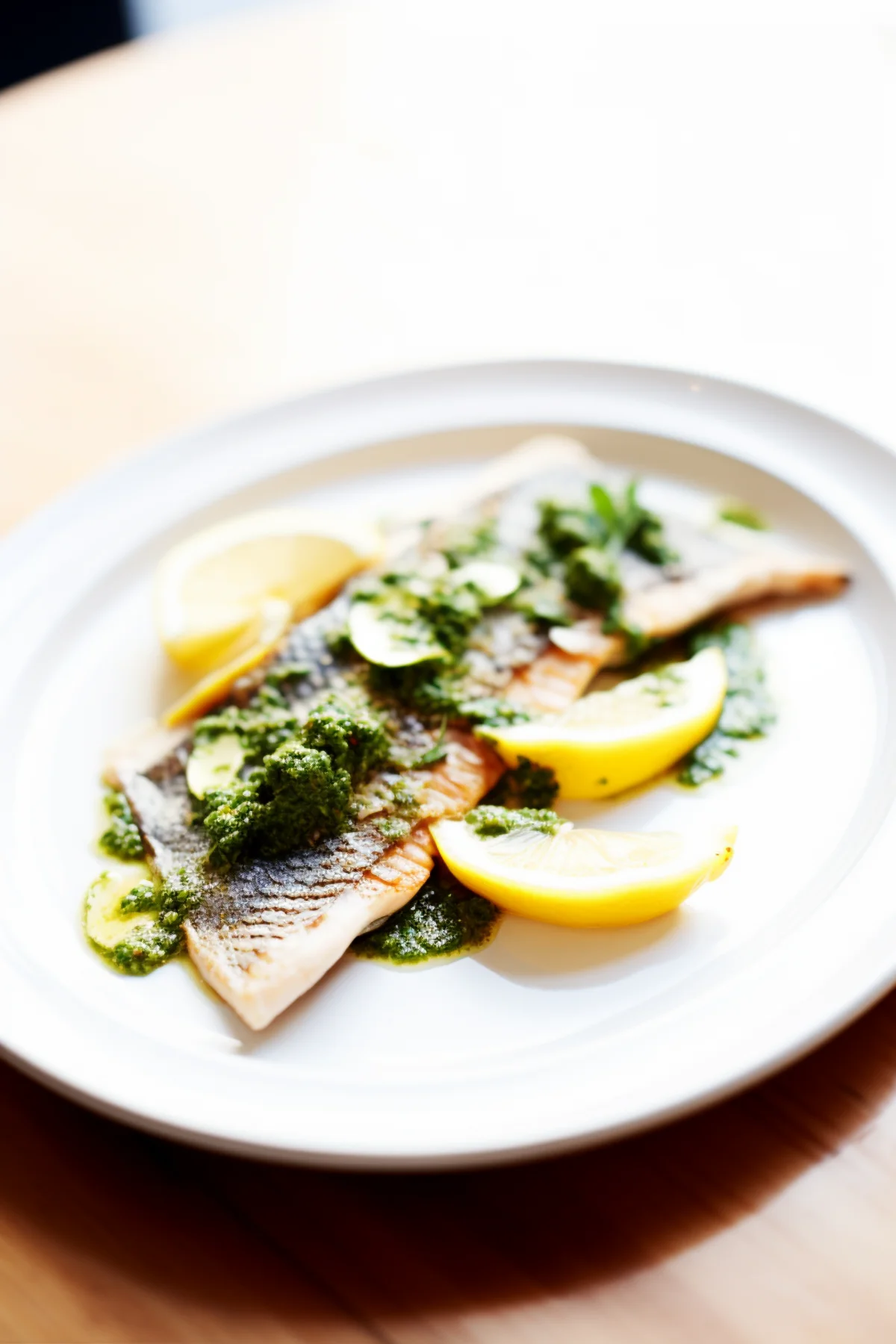 Pan-Seared Branzino with Mediterranean Salsa Verde_001