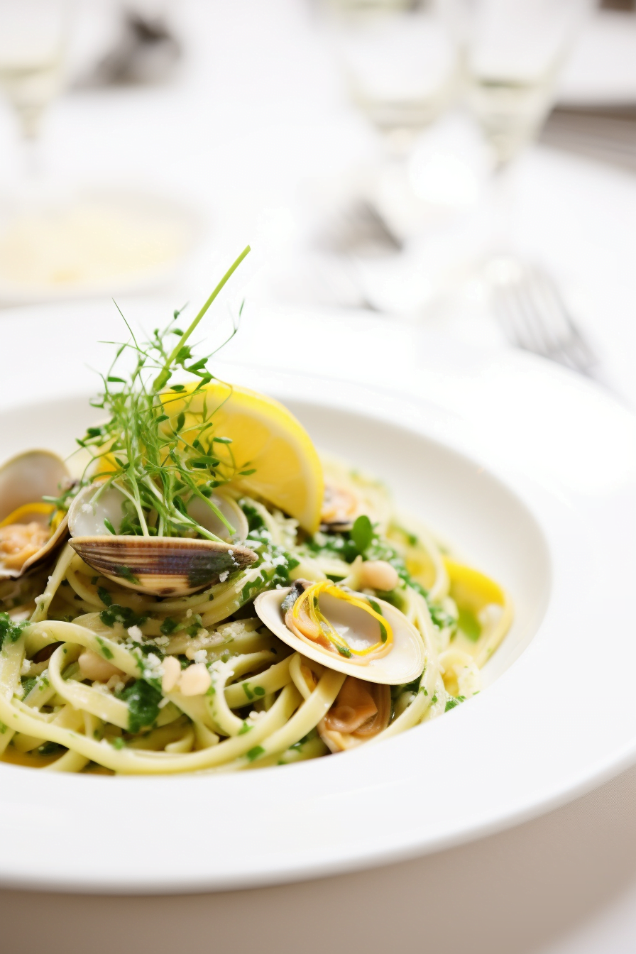Ingredients for Pasta with Clams and Zucchini