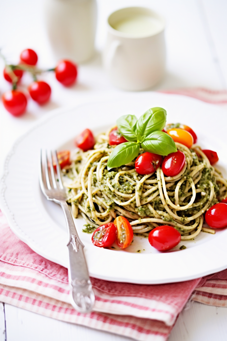 Almond Pesto Preparation