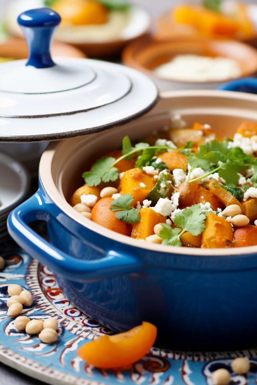 Pumpkin and Chickpea Tagine with Couscous
