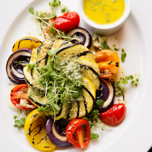 Roasted Provencal Vegetables with Herbed Quinoa_001