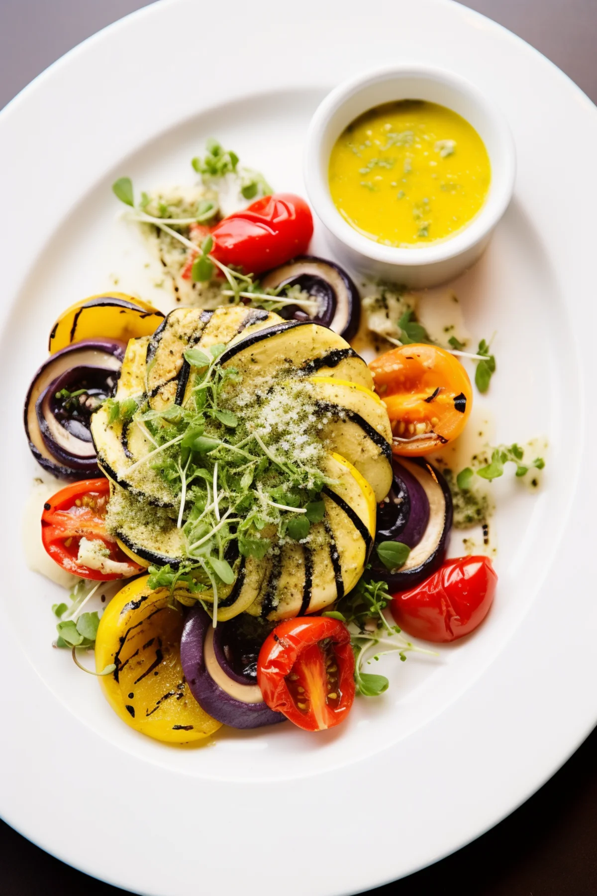 Roasted Provencal Vegetables with Herbed Quinoa_001