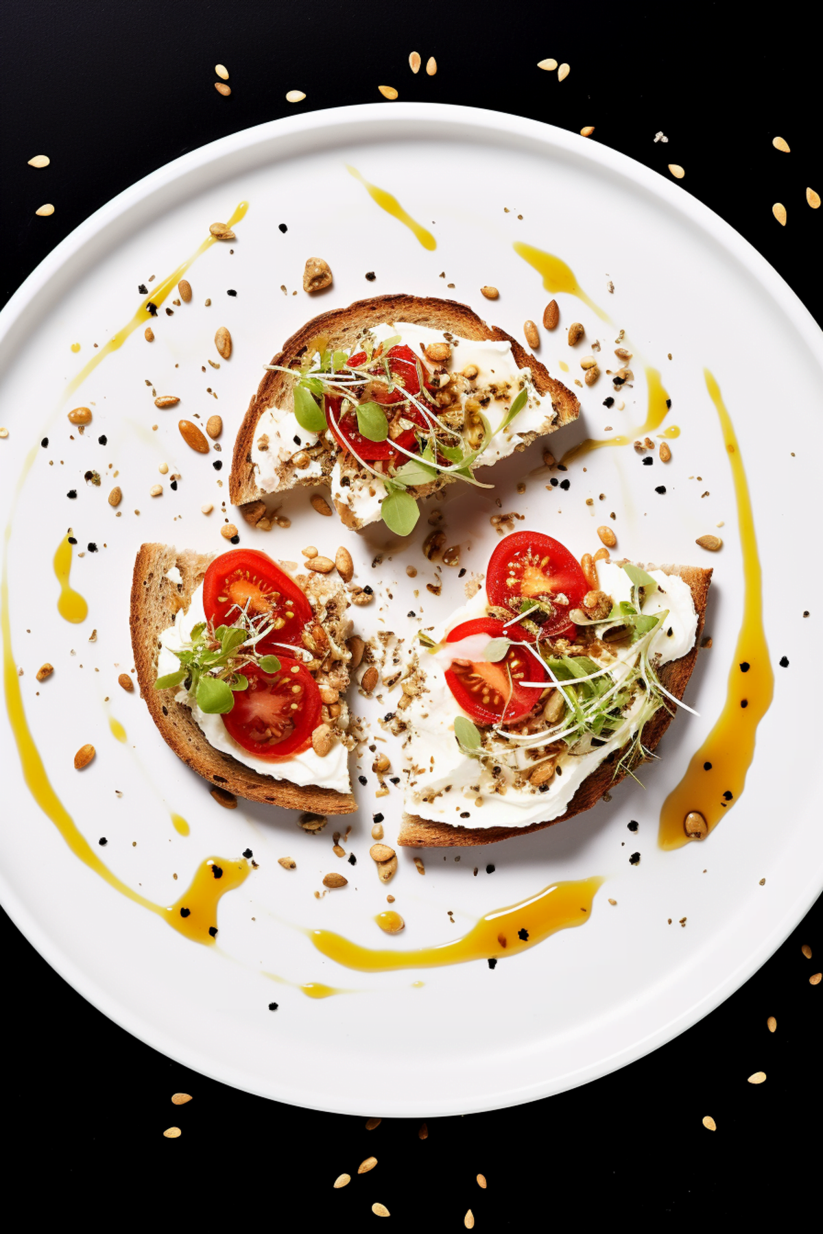 Roasted Red Pepper and Almond Spread on Toast_001