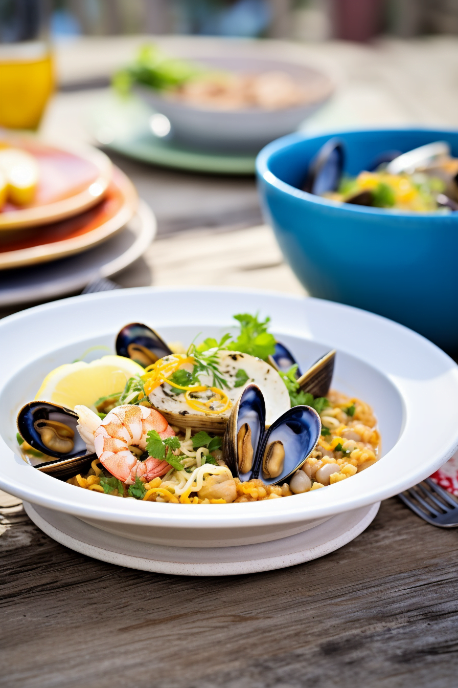 Preparing Sardinian Fregola with Seafood