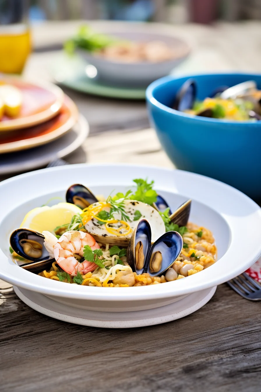 Preparing Sardinian Fregola with Seafood