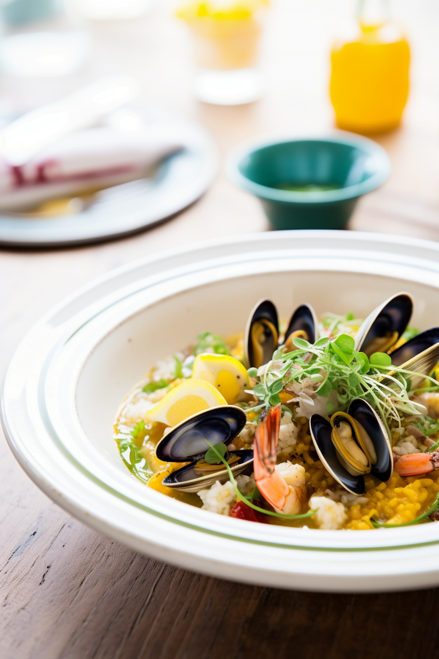 Sardinian Fregola with Seafood and Saffron Broth