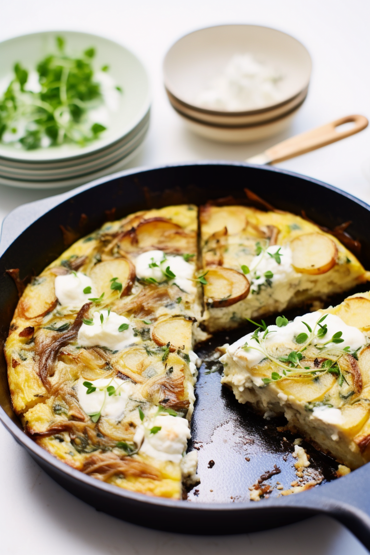 Sardinian Potato, Onion, and Pecorino Frittata_001