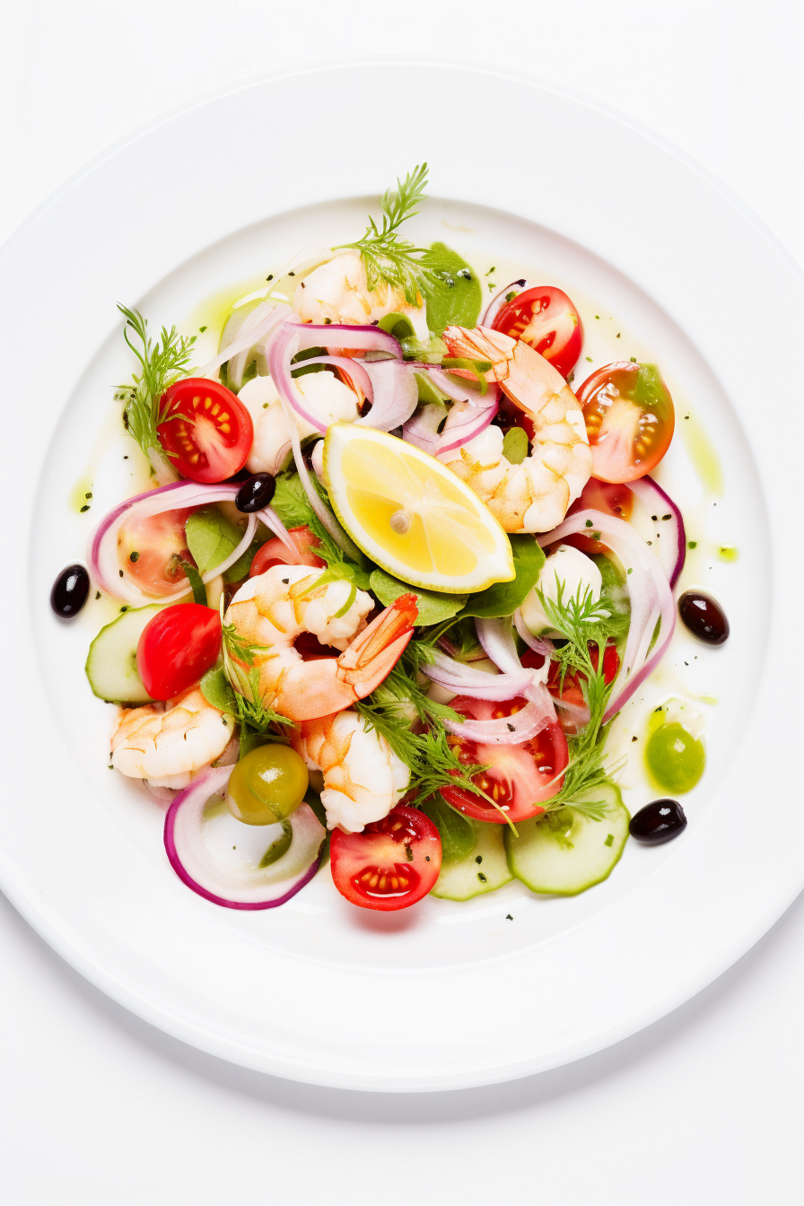 Preparing Sardinian Seafood Salad