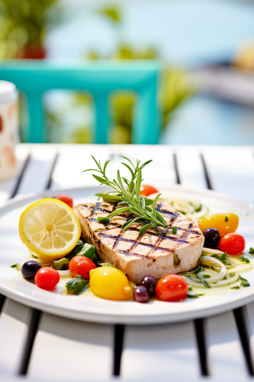 Sardinian Swordfish with Olives and Cherry Tomatoes Cooking Mediterranean