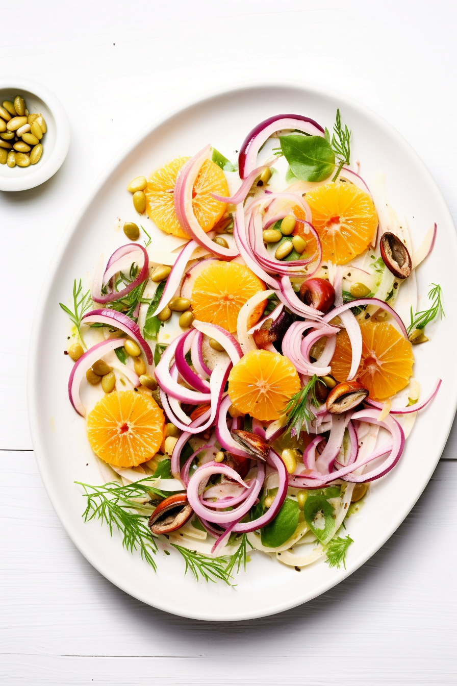 Sicilian Orange and Fennel Salad with Red Onion