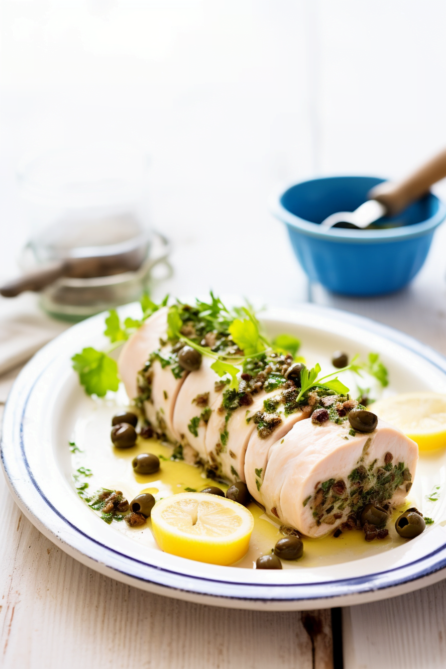 Preparing Sicilian Swordfish Rolls