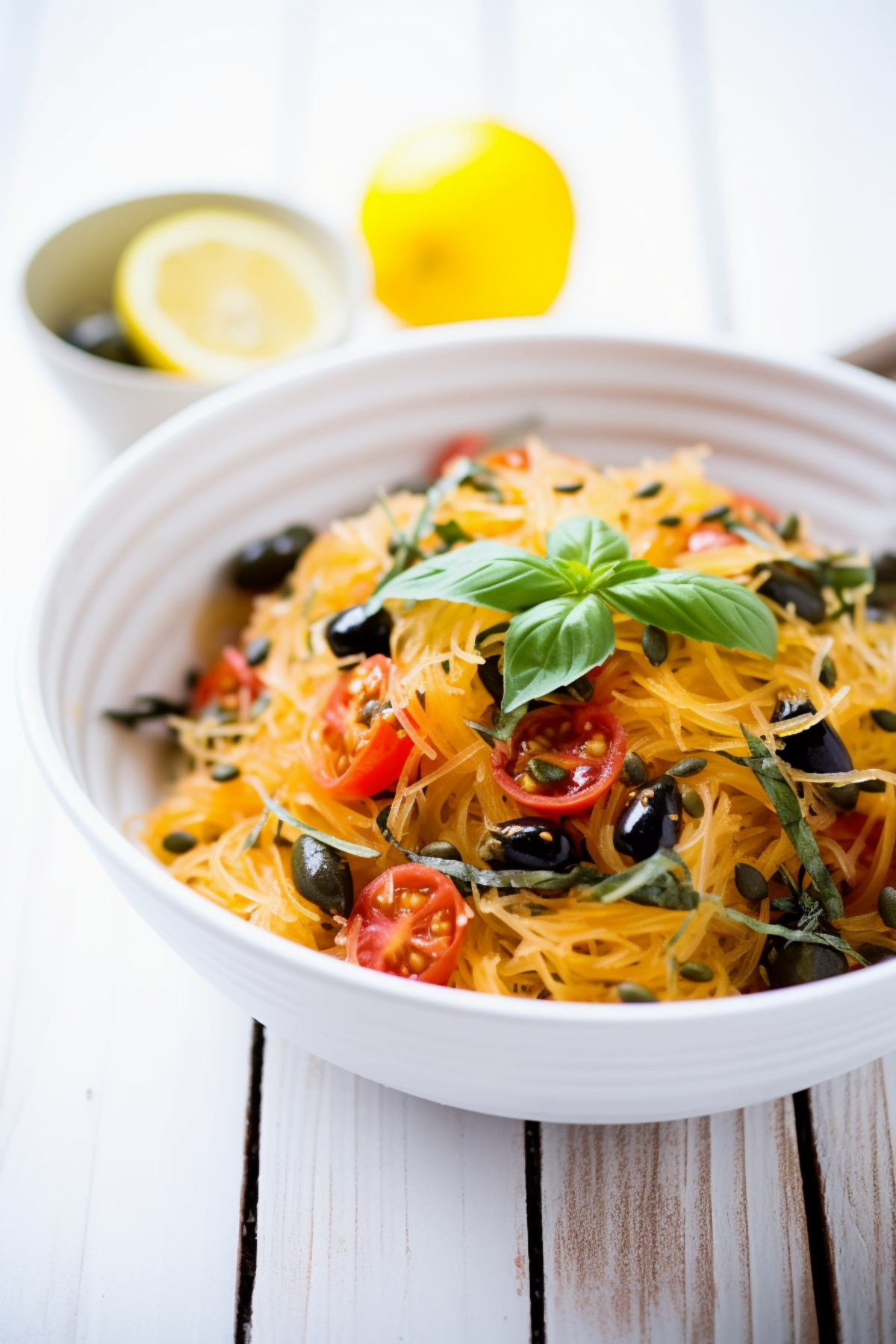 Spaghetti Squash with Tomato Sauce and Olives_001