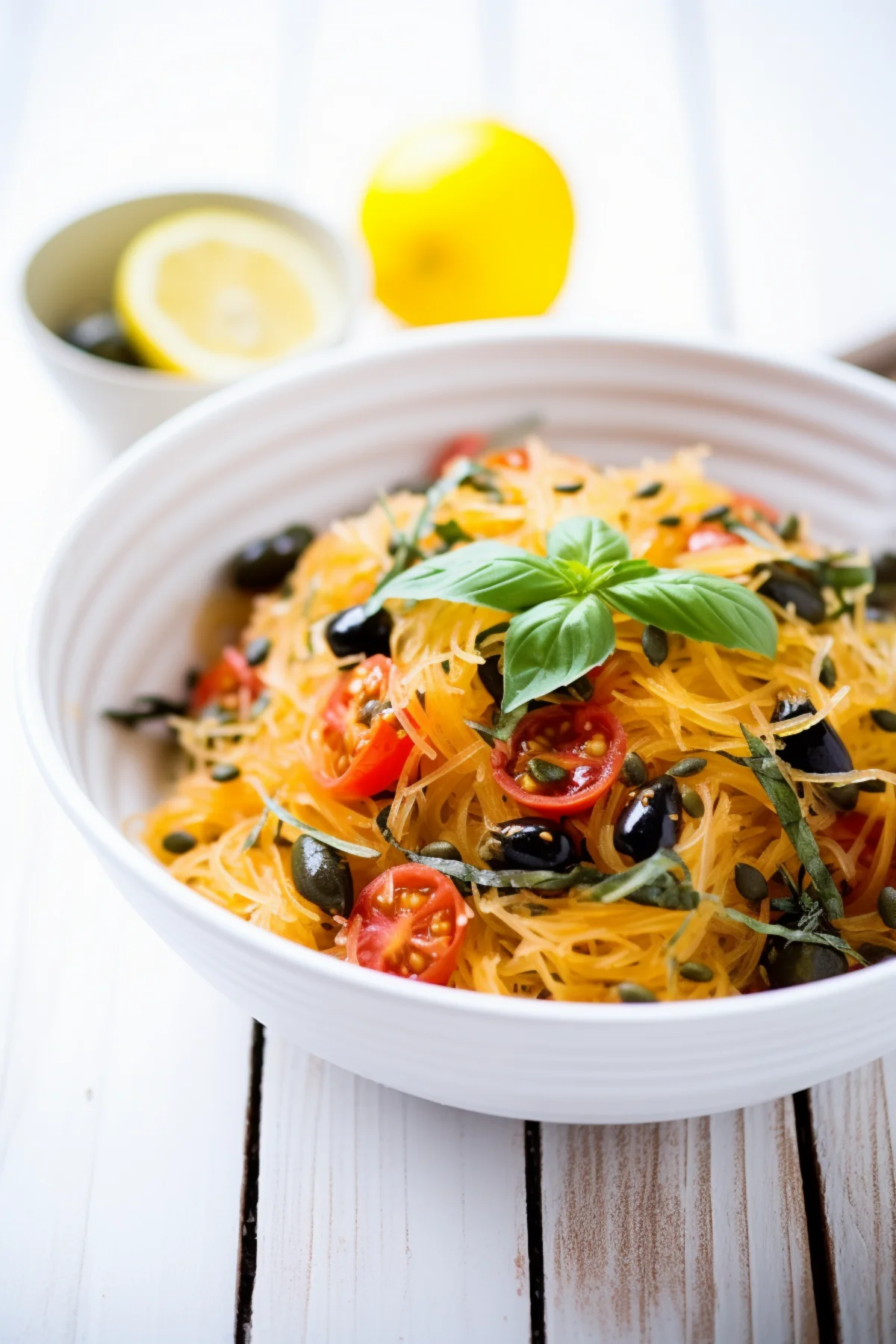 Spaghetti Squash with Tomato Sauce and Olives_001