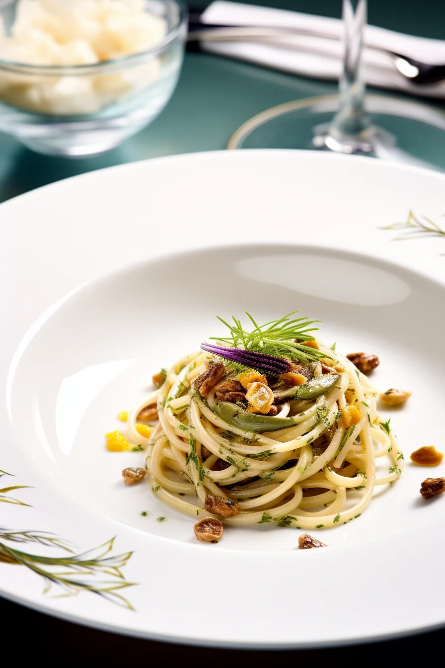 Ingredients for Spaghetti with Fresh Sardines and Wild Fennel